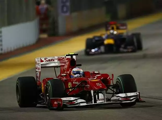 Titel-Bild zur News: Fernando Alonso, Sebastian Vettel