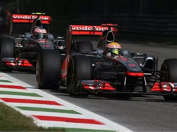 Titel-Bild zur News: Lewis Hamilton, Jenson Button