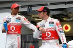 Lewis Hamilton (McLaren) und Jenson Button (McLaren) 