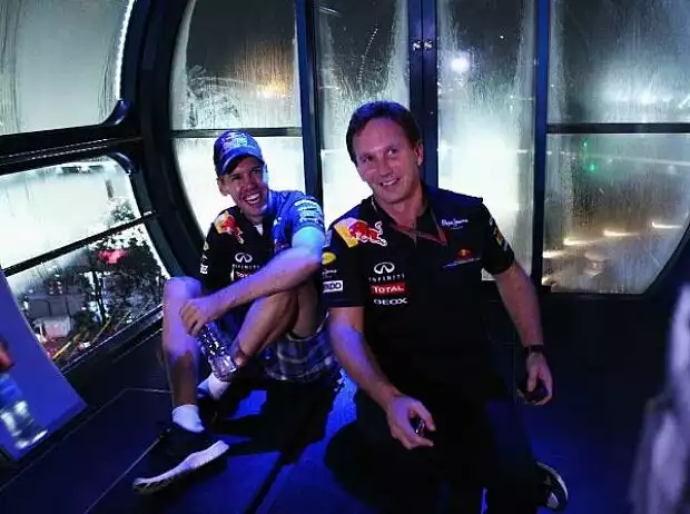 Sebastian Vettel und Christian Horner Titel-Bild zur News: Sebastian Vettel und Christian Horner