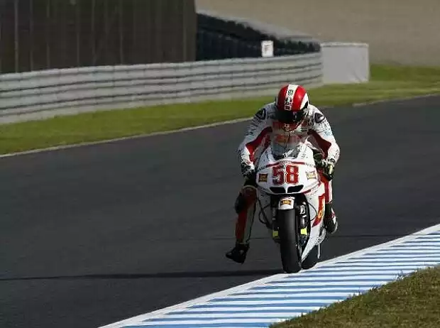 Marco Simoncelli Titel-Bild zur News: Marco Simoncelli