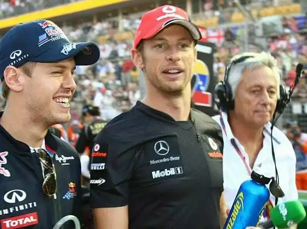 Sebastian Vettel, Jenson Button Titel-Bild zur News: Sebastian Vettel, Jenson Button