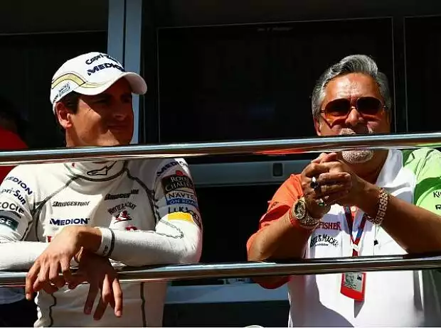 Adrian Sutil und Vijay Mallya Titel-Bild zur News: Adrian Sutil und Vijay Mallya