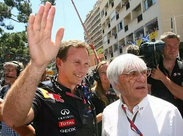 Christian Horner (Teamchef), Bernie Ecclestone (Formel-1-Chef) Titel-Bild zur News: Christian Horner (Teamchef), Bernie Ecclestone (Formel-1-Chef)