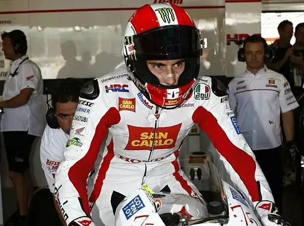 Marco Simoncelli Titel-Bild zur News: Marco Simoncelli