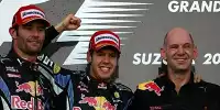 Bild zum Inhalt: Red Bull: Dominanz in Suzuka?