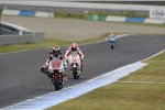 Jorge Lorenzo (Yamaha) Marco Simoncelli (Gresini) 