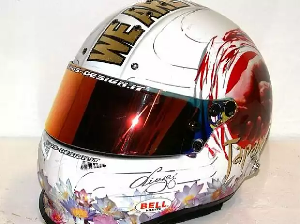 Spezialhelm von Vitantonio Liuzzi Titel-Bild zur News: Spezialhelm von Vitantonio Liuzzi