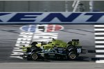 Ed Carpenter (Fisher) und Dario Franchitti (Ganassi) lieferten sich ein packendes Duell um den Sieg