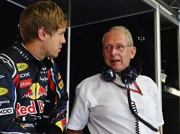 Helmut Marko (Motorsportchef), Sebastian Vettel Titel-Bild zur News: Helmut Marko (Motorsportchef), Sebastian Vettel