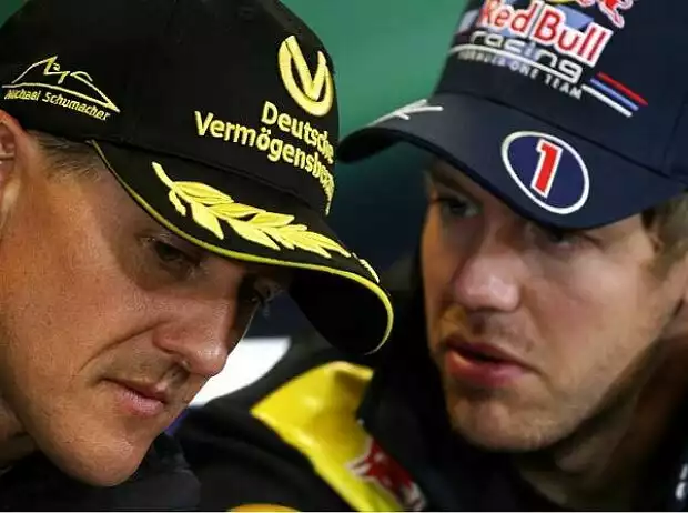 Michael Schumacher, Sebastian Vettel Titel-Bild zur News: Michael Schumacher, Sebastian Vettel