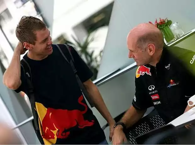 Sebastian Vettel und Adrian Newey Titel-Bild zur News: Sebastian Vettel und Adrian Newey