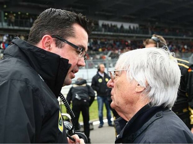 Eric Boullier und Bernie Ecclestone Eric Boullier und Bernie Ecclestone
