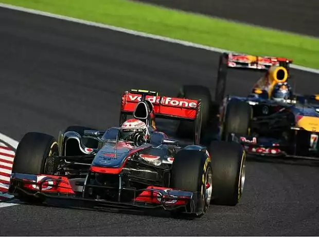 Sebastian Vettel, Jenson Button Titel-Bild zur News: Sebastian Vettel, Jenson Button
