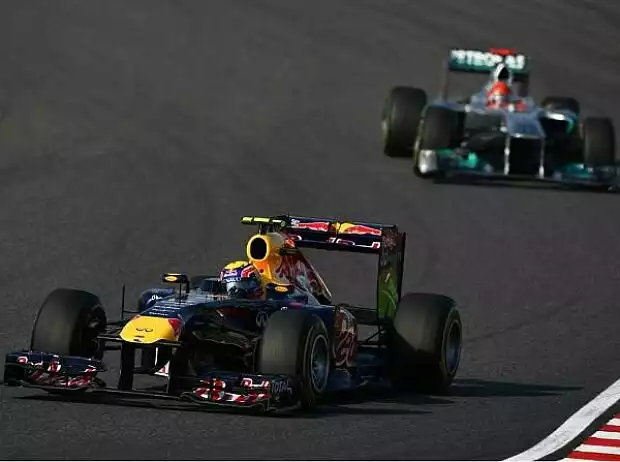 Michael Schumacher, Mark Webber Titel-Bild zur News: Michael Schumacher, Mark Webber