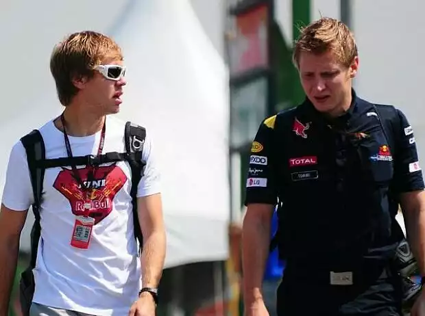 Sebastian Vettel und Tommi Pärmäkoski Titel-Bild zur News: Sebastian Vettel und Tommi Pärmäkoski