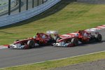 Felipe Massa und Fernando Alonso (Ferrari)