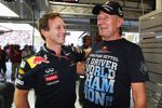 Christian Horner (Teamchef) und Helmut Marko (Motorsportchef) 