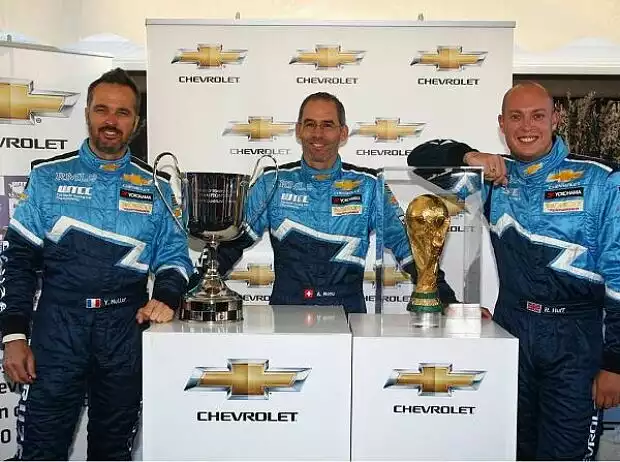 Robert Huff, Alain Menu, Yvan Muller Titel-Bild zur News: Robert Huff, Alain Menu, Yvan Muller