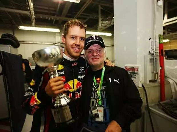Sebastian und Vater Norbert Vettel Titel-Bild zur News: Sebastian und Vater Norbert Vettel