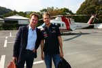 Christian Horner (Teamchef) und Sebastian Vettel (Red Bull) 