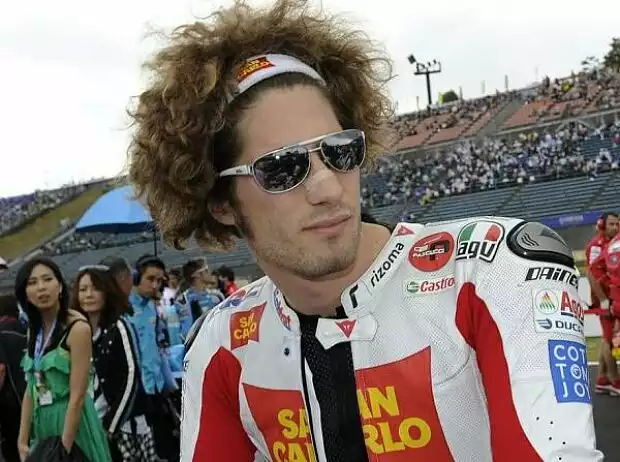 Marco Simoncelli Titel-Bild zur News: Marco Simoncelli