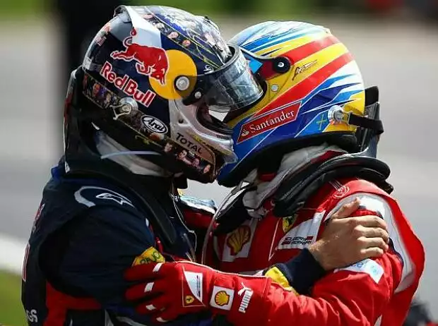Titel-Bild zur News: Sebastian Vettel, Fernando Alonso