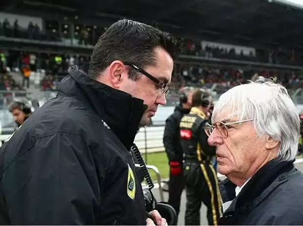 Bernie Ecclestone (Formel-1-Chef), Eric Boullier Titel-Bild zur News: Bernie Ecclestone (Formel-1-Chef), Eric Boullier