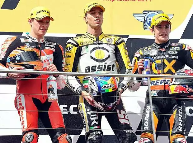 Stefan Bradl; Alex de Angelis; Marc Marquez Titel-Bild zur News: Stefan Bradl; Alex de Angelis; Marc Marquez