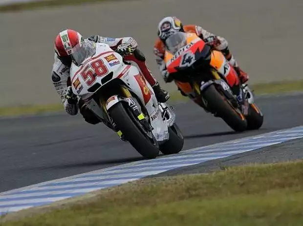 Marco Simoncelli, Andrea Dovizioso Titel-Bild zur News: Marco Simoncelli, Andrea Dovizioso