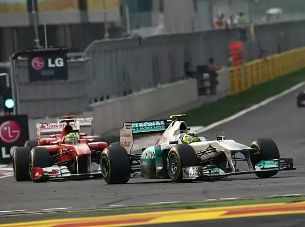 Titel-Bild zur News: Nico Rosberg, Felipe Massa