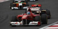 Bild zum Inhalt: Ferrari mit Frontflügel-Test zufrieden