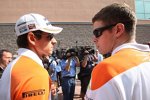 Adrian Sutil (Force India) und Paul di Resta (Force India) 