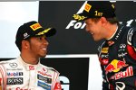 Lewis Hamilton (McLaren) und Sebastian Vettel (Red Bull) 