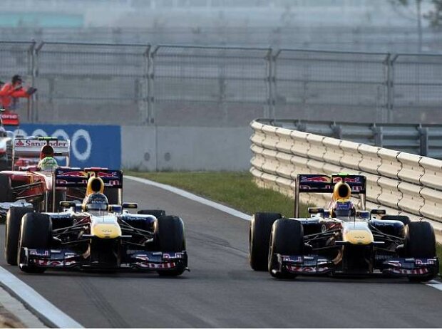 Sebastian Vettel und Mark Webber