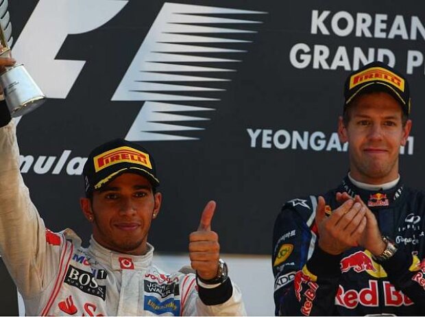 Lewis Hamilton und Sebastian Vettel