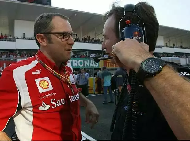 Stefano Domenicali und Christian Horner Titel-Bild zur News: Stefano Domenicali und Christian Horner