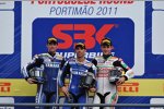 Eugene Laverty, Marco Melandri und Jonathan Rea 