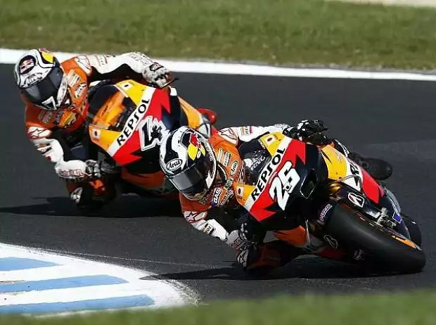 Titel-Bild zur News: Daniel Pedrosa, Andrea Dovizioso