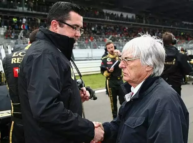 Bernie Ecclestone (Formel-1-Chef), Eric Boullier Titel-Bild zur News: Bernie Ecclestone (Formel-1-Chef), Eric Boullier