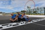 Das Chevrolet-Trio Robert Huff, Alain Menu und Yvan Muller