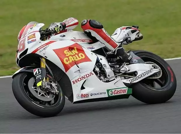 Marco Simoncelli Titel-Bild zur News: Marco Simoncelli