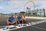 Robert Huff (Chevrolet), Yvan Muller (Chevrolet), Alain Menu (Chevrolet) 