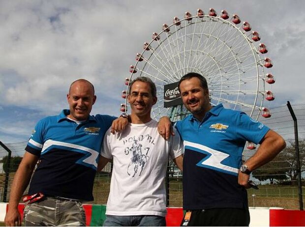 Yvan Muller, Alain Menu, Robert Huff Yvan Muller, Alain Menu, Robert Huff