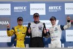 Colin Turkington (Wiechers), Michel Nykjaer (Sunred) und Javier Villa (Proteam) 