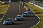 Yvan Muller (Chevrolet), Robert Huff (Chevrolet) und Robert Dahlgren (Polestar) 