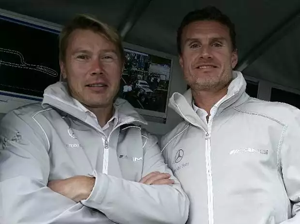 David Coulthard, Mika Häkkinen Titel-Bild zur News: David Coulthard, Mika Häkkinen