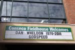 Das Conseco Fieldhouse in Indianapolis bildete die Bühne für die Veranstaltung in Erinnerung an Dan Wheldon