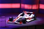 Das Next-Generation IndyCar von Dallara in den Farben der englischen Flagge