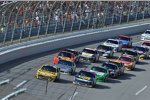 Race Action in Talladega mit A.J. Allmendinger und Marcos Ambrose (beide RPM) an der Spitze